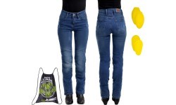 Женские мотоджинсы W-TEC Panimali - Dark blue