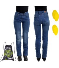 Women’s Moto Jeans W-TEC Panimali - Dark blue