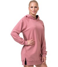 Женская длинная худи Nebbia Everyday Hero 580 - Old Rose