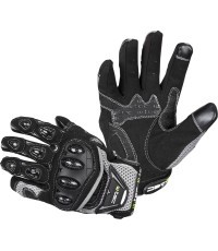 Motorcycle Gloves W-TEC Upgear - Black and grey