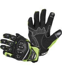 Motorcycle Gloves W-TEC Upgear - Black-Fluo
