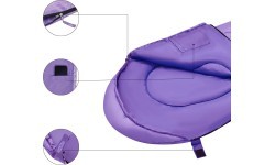 NC2007 PURPLE JUNIOR SLEEPING BAG NILS CAMP