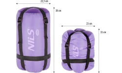 NC2007 PURPLE JUNIOR SLEEPING BAG NILS CAMP