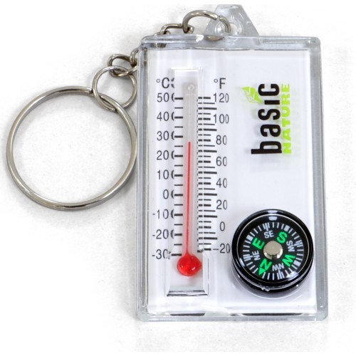 BasicNature Zipper Compass/Thermometer