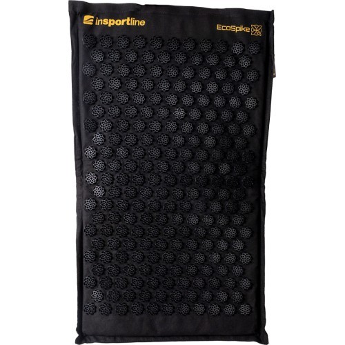 Акупрессурный коврик и подушка inSPORTline EcoSpike - Black-Gold