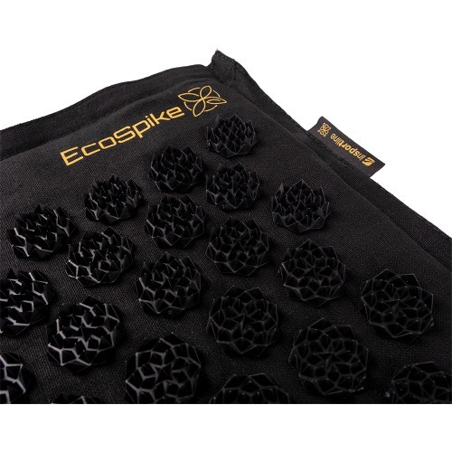 Acupressure Mat and Pillow inSPORTline EcoSpike - Black-Gold