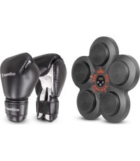 Wall-Mounted Electronic Punching Target inSPORTline Smartpunch + Boxing Gloves inSPORTline Metrojack