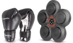 Elektroniskais sitienu mērķis inSPORTline Smartpunch, montējams pie sienas + boksa cimdi inSPORTline Metrojack