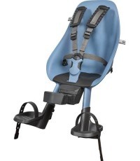Front-Mounted Child Bike Seat w/ Adaptor Urban Iki - Fuji Blue/Bincho Black