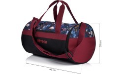 Fitness bag meteor sirin 25 l - Burgundy || Black