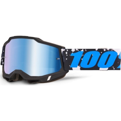 Motocross Goggles 100% Accuri 2 Mirror - Callisto černá, zrcadlové plexi