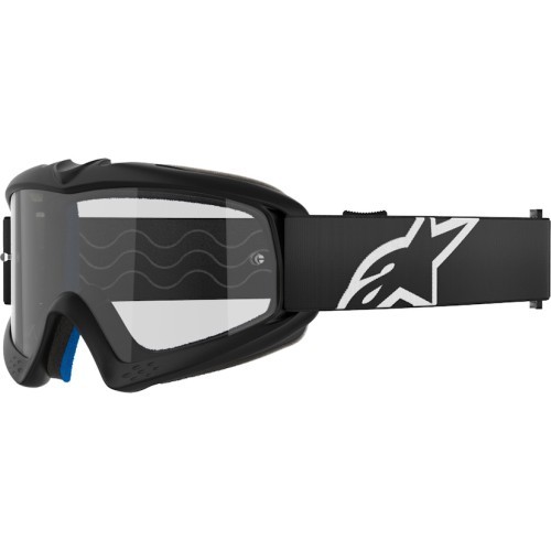 Детские мотокроссовые очки Alpinestars Vision Youth - Corp чёрный, прозрачный плексиглас