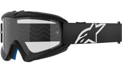 Детские мотокроссовые очки Alpinestars Vision Youth - Corp чёрный, прозрачный плексиглас