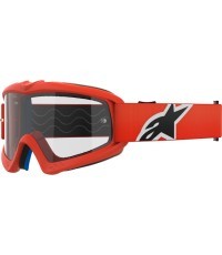 Children’s Motocross Goggles Alpinestars Vision Youth - Orange body, clear plexiglass