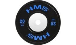HMS Olimpiskais gumijas svara disks BTBR, 10 kg - 20 kg