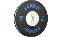 HMS Olimpiskais gumijas svara disks BTBR, 10 kg - 20 kg