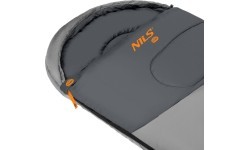 NC2008 ANTHRACITE-ORANGE SLEEPING BAG SIZE L NILS CAMP