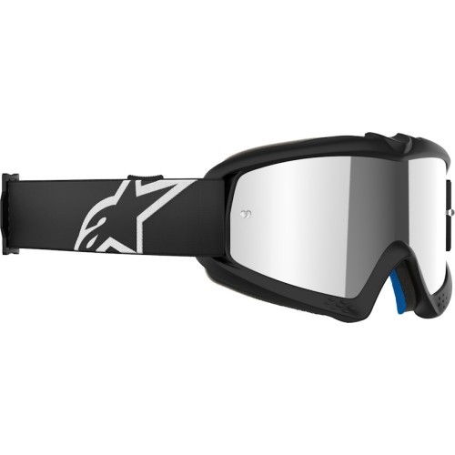 Children’s Motocross Goggles Alpinestars Vision Mirror Youth - Corp black, mirrored silver plexi