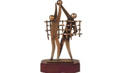 Статуэтка BEL245 волейбол - 26cm - Bronza