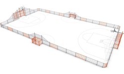Футбольные ворота Arena Inter-Play 5 (29x16 м)