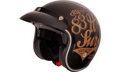Motocikla ķivere W-TEC Café Racer - 3Ways Surf Bronze
