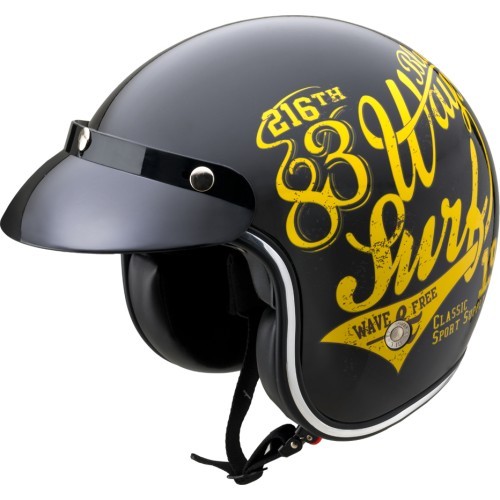 Motocikla ķivere W-TEC Café Racer - 3Ways Surf