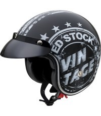 Motocikla ķivere W-TEC Café Racer - Vintage Stock