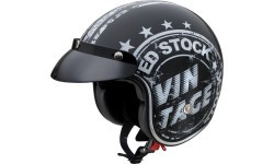 Мотоциклетный шлем W-TEC Café Racer - Vintage Stock