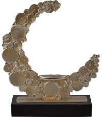 BEL775 Statuette - 30cm - Sidabras/Bronza