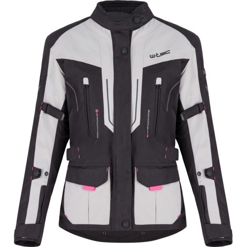 Women’s Motorcycle Jacket W-TEC Xenia - Черный и серый