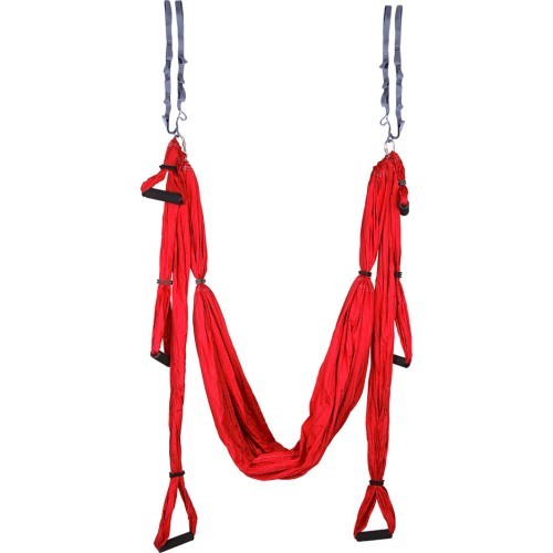 Aerial Aero Yoga Hammock inSPORTline Hemmok Red with Mounts and Straps