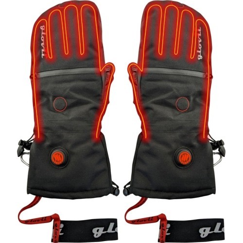Apsildāmi cimdi 2-in-1 Glovii GS21 - Melna