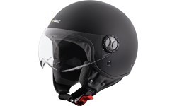 Scooter Helmet W-TEC FS-701MB Matt Black - Black