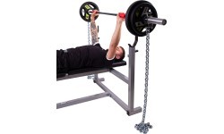 Утяжеляющие цепи со штангой inSPORTline Chainbos, 2x15 кг