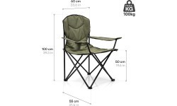 Meteor hiker folding chair - Olive