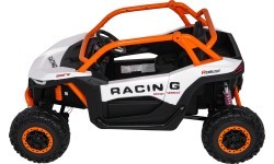 Elektromobilis RACING Road 2000, balts