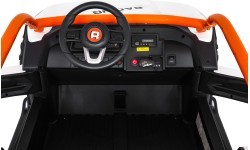 Elektromobilis RACING Road 2000, balts
