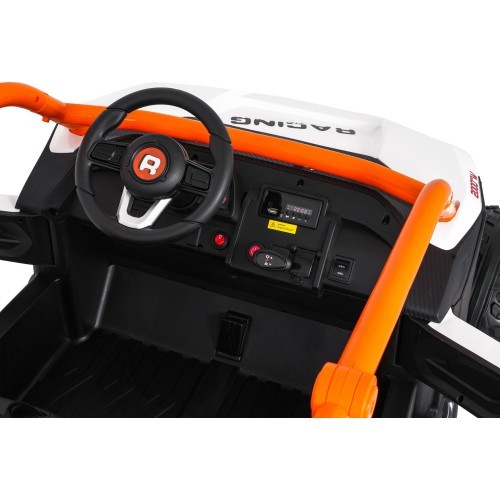 Elektromobilis RACING Road 2000, balts