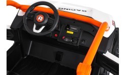 Elektromobilis RACING Road 2000, balts