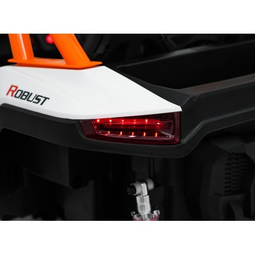 Elektromobilis RACING Road 2000, balts