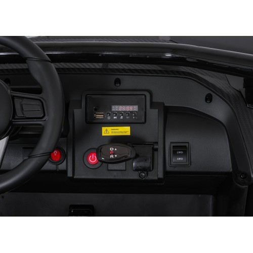 RACING Road 2000 melns elektromobilis bērniem
