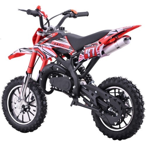 Bērnu motocikls ar iekšdedzes dzinēju 49CC STORM, sarkans