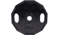 Rubber Coated Olympic Weight Plate inSPORTline Ruberton 20kg