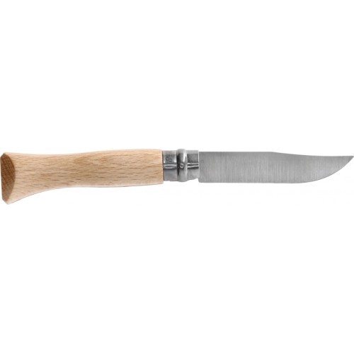 Knife Opinel Nr.6, Beech Handle, Stainless Steel Blade