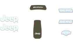 Buddy 2.0 - Sticker set Jeep