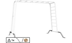 PlayBase - Frame Bottom tube bend and squeezed