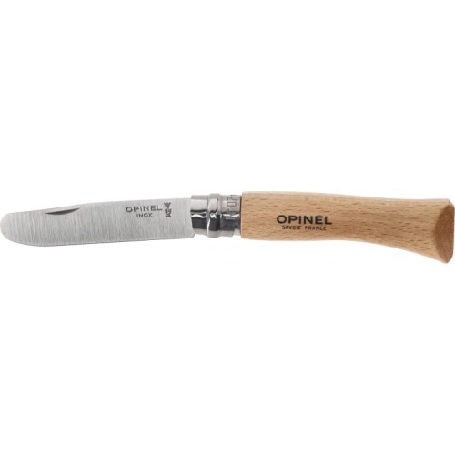 My First Opinel natural 07 knife in blister pack