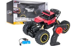 Tālvadības kāpelētājs 1:18 CLIMB POWER, sarkans