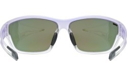 Uvex sportstyle 806 glasses, purple fade / mirror purple