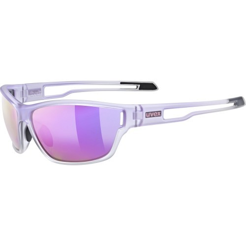 Uvex sportstyle 806 glasses, purple fade / mirror purple